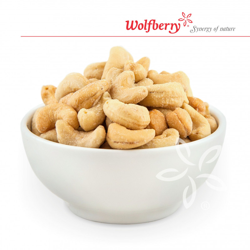 Obr&aacute;zek WOLFBERRY Ke&scaron;u pražen&eacute; solen&eacute; Medium 500 g