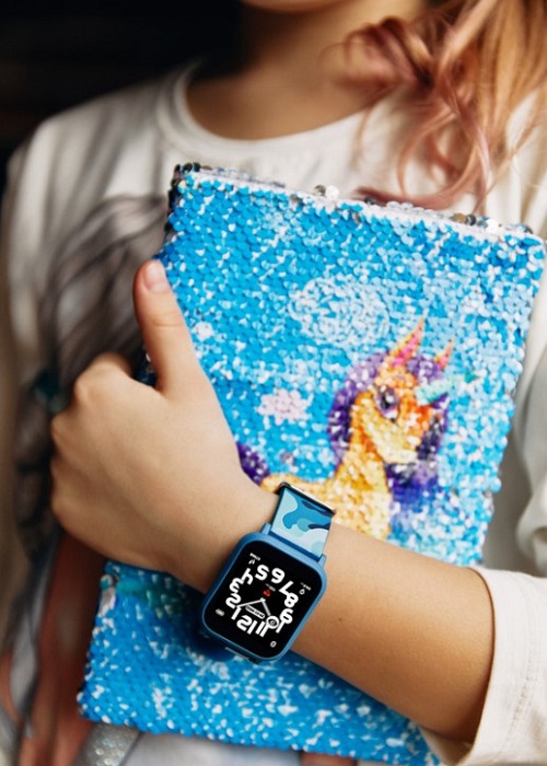 Obr&aacute;zek CANYON My Dino KW-33 BLUE/CAMO smart hodinky modr&eacute; (2)