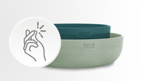 Obr&aacute;zek LOVI Misky Pistachio 2 ks (2)