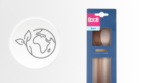 Obr&aacute;zek LOVI Prvn&iacute; krm&iacute;c&iacute; lžičky Granola 2 ks (6)