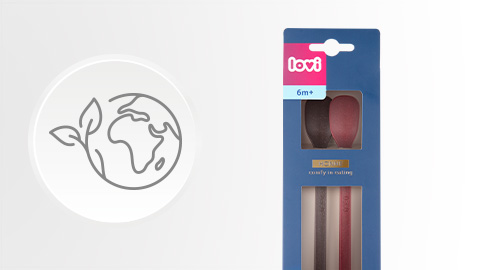 Obr&aacute;zek LOVI Prvn&iacute; krm&iacute;c&iacute; lžičky Tamarillo 2ks (6)