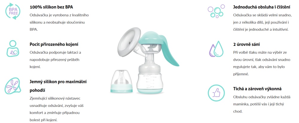 Obr&aacute;zek TRUELIFE Nutrio BP manual - manu&aacute;ln&iacute; ods&aacute;vačka