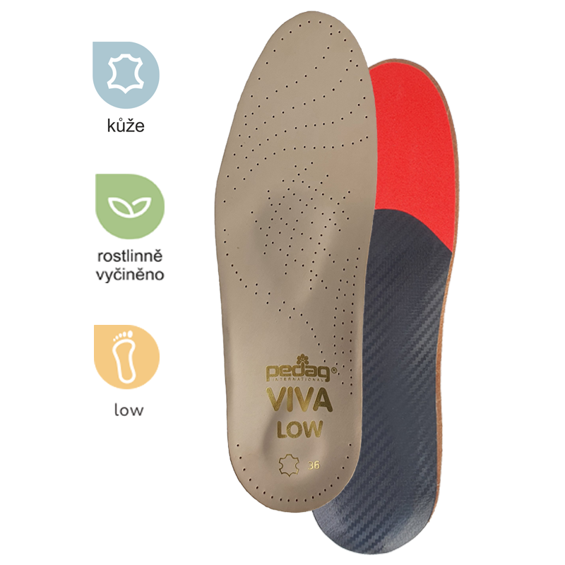 Obr&aacute;zek PEDAG Viva low ortopedick&aacute; vložka s patentem 1 p&aacute;r