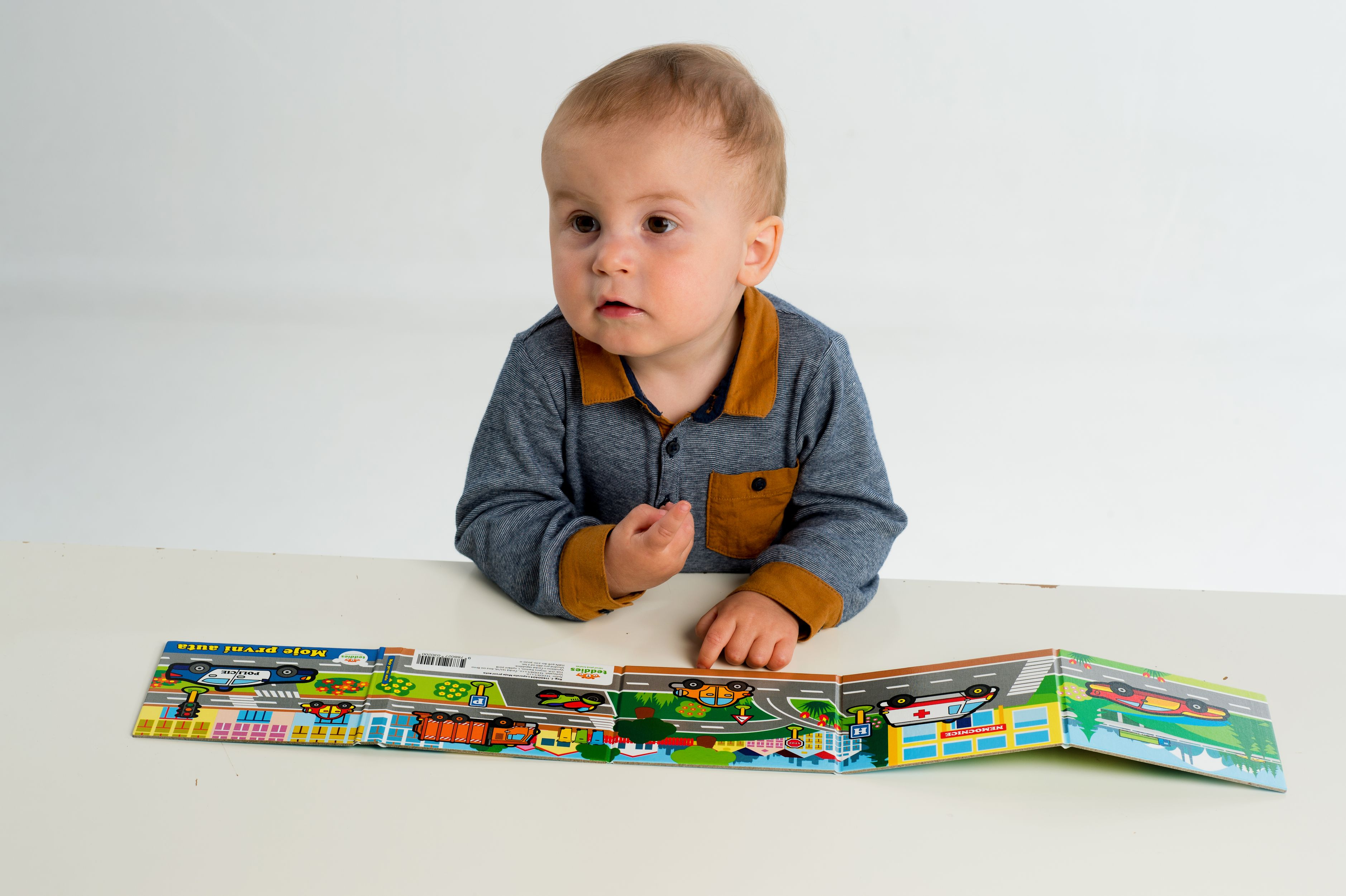 Obrázek TEDDIES Knížka leporelo Moje první auta 13,5 x 11 x 1,5 cm