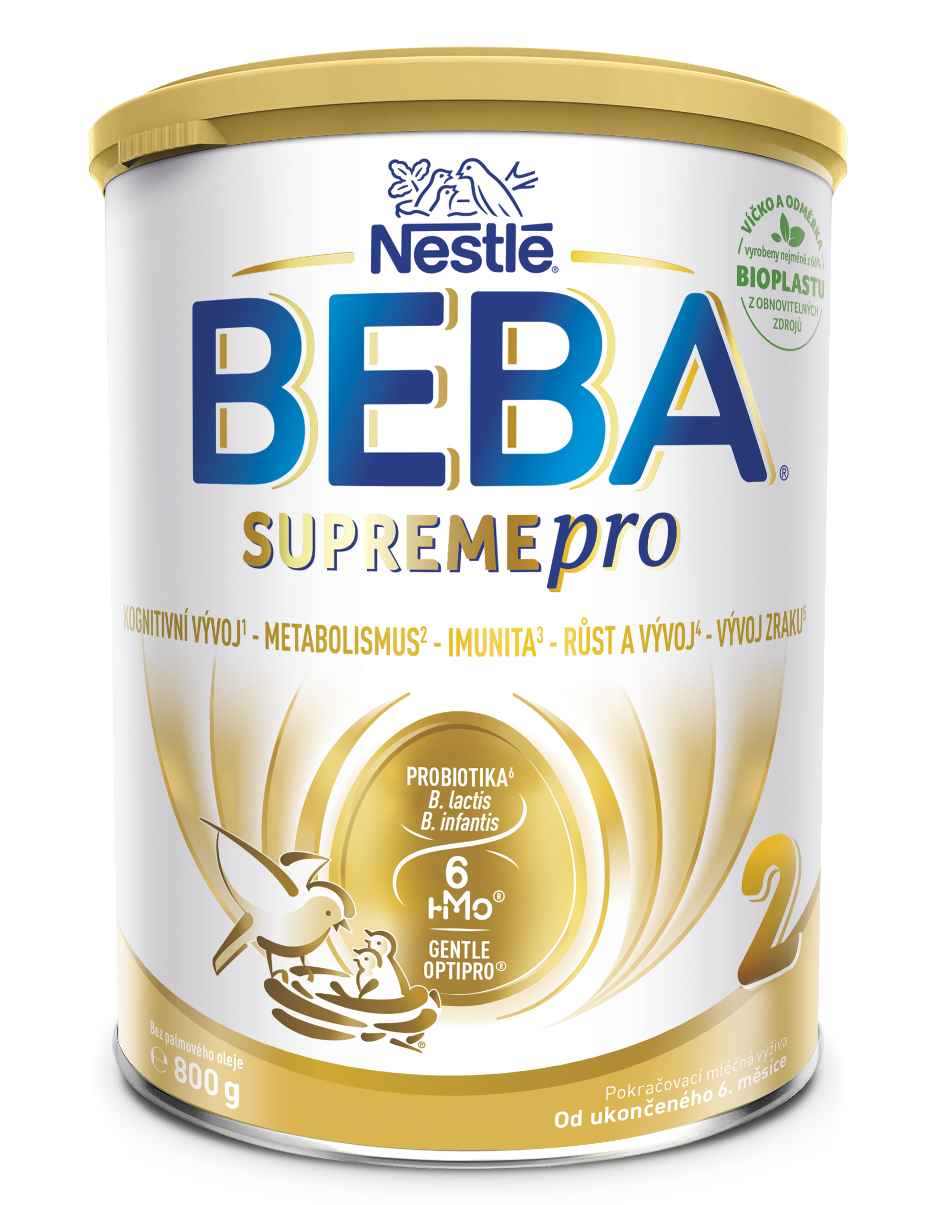 Obrázek BEBA SUPREMEpro 2 kojenecké mléko od ukončeného 6. měsíce 6HMO 800 g (2)