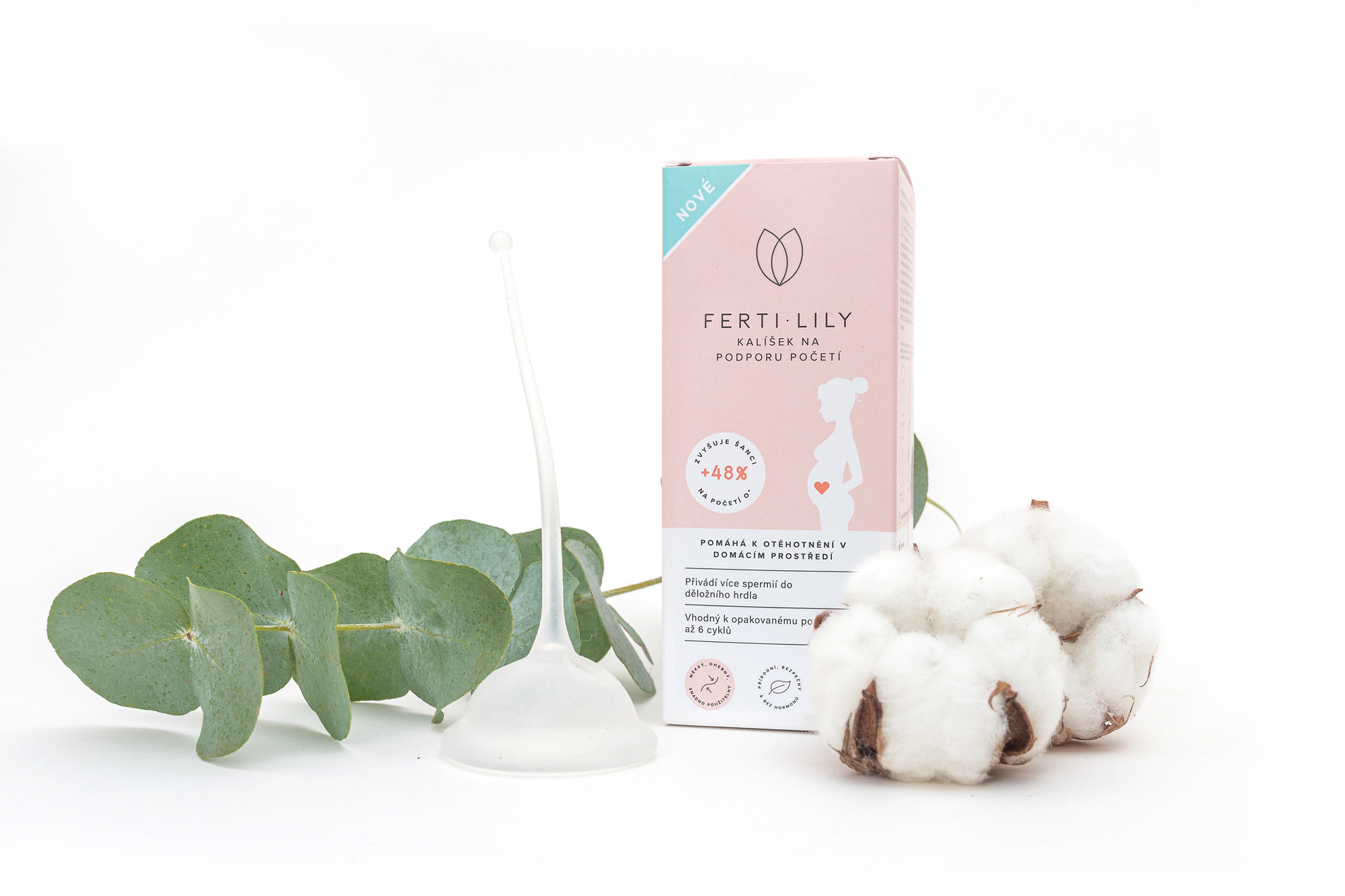 Obr&aacute;zek FERTILILY Kal&iacute;&scaron;ek na podporu počet&iacute;