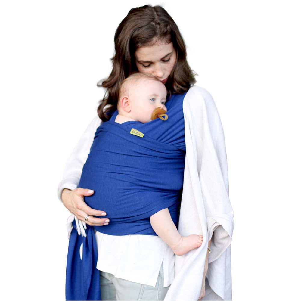 Obr&aacute;zek BOBA  Wrap Serenity Dark Blue nosič dět&iacute; &scaron;&aacute;tek 1 kus