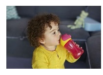 Obr&aacute;zek PHILIPS AVENT Hrnek s ohebn&yacute;m brčkem pro chlapce 300 ml