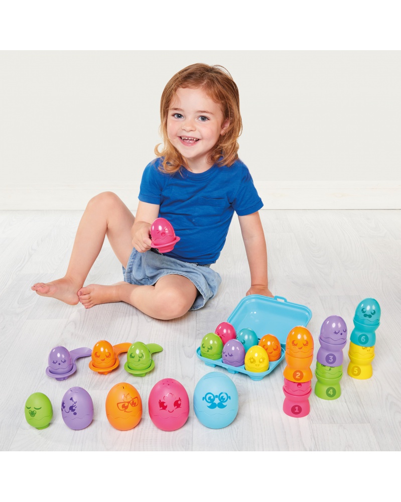 Obr&aacute;zek TOOMIES Skl&aacute;dac&iacute; vaj&iacute;čkov&aacute; rodinka