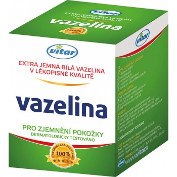 Obr&aacute;zek VITAR Vazelina Extra jemn&aacute; b&iacute;l&aacute; 400 g