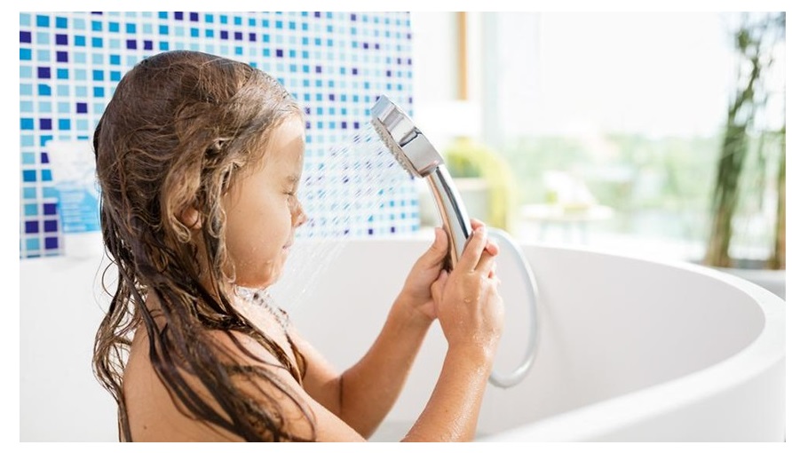 Obr&aacute;zek WELEDA 2v1 Sprchov&yacute; kr&eacute;m a &scaron;ampon Čarovn&aacute; m&aacute;ta 150 ml