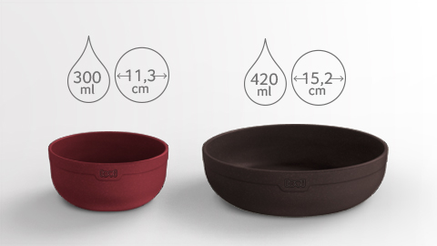 Obr&aacute;zek LOVI Misky Tamarillo 2 ks (4)