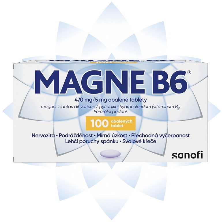 Obrázek MAGNE B6 470mg/5mg 180 tablet (14)