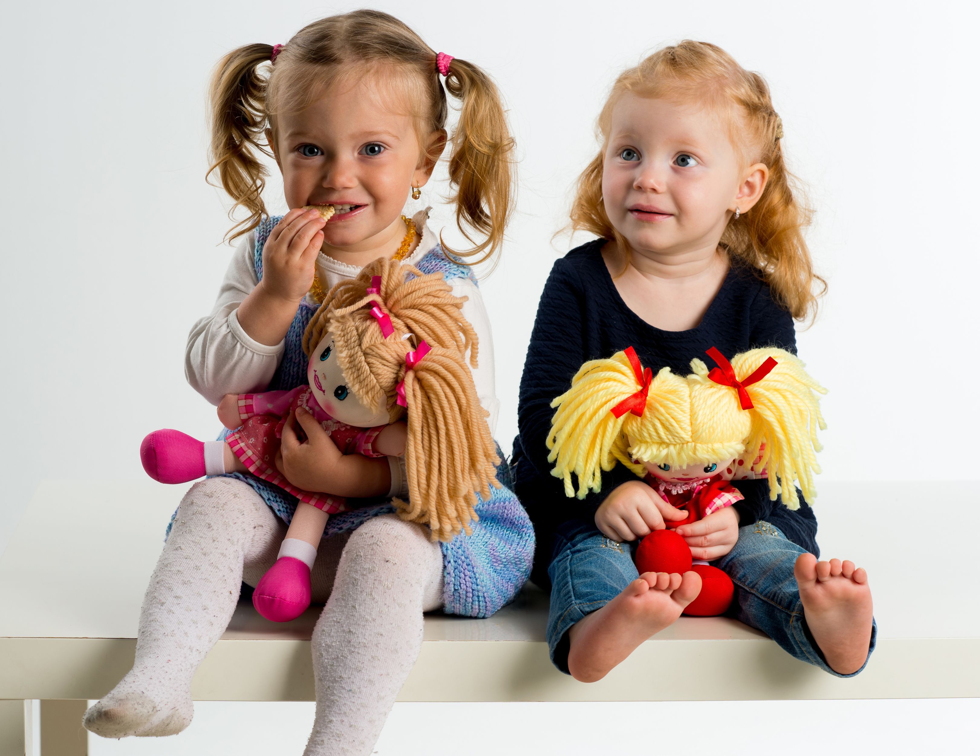 Obrázek TEDDIES Panenka Terezka hadrová plyš česky mluvící na kartě 30 cm