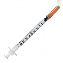 Obrázek Microfine insulinová stříkačka 1ml U100 BD 100ks