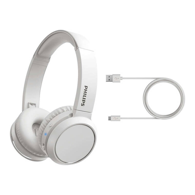 Obrázek PHILIPS TAH4205WT/00 bezdrátová sluchátka na uši v bílé barvě