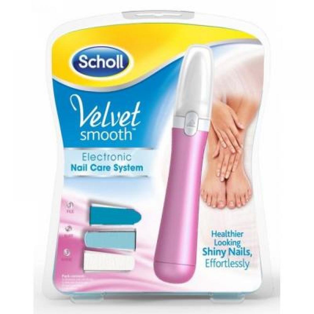 Scholl Velvet Smooth Nail Care System - Pink : Amazon.co.uk: Beauty